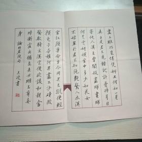 中国书法家协会会员张玉波硬笔书法1件