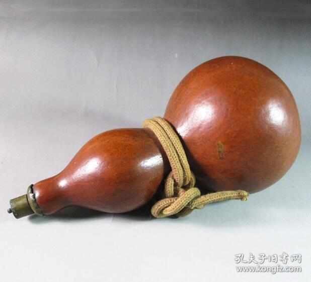 就喜欢这层百年历史文化传承的包浆,民国铜口天然老葫芦