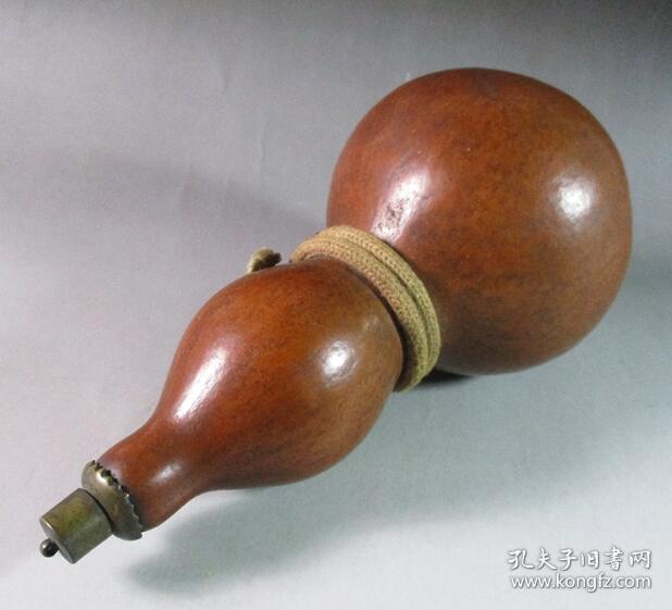 就喜欢这层百年历史文化传承的包浆,民国铜口天然老葫芦