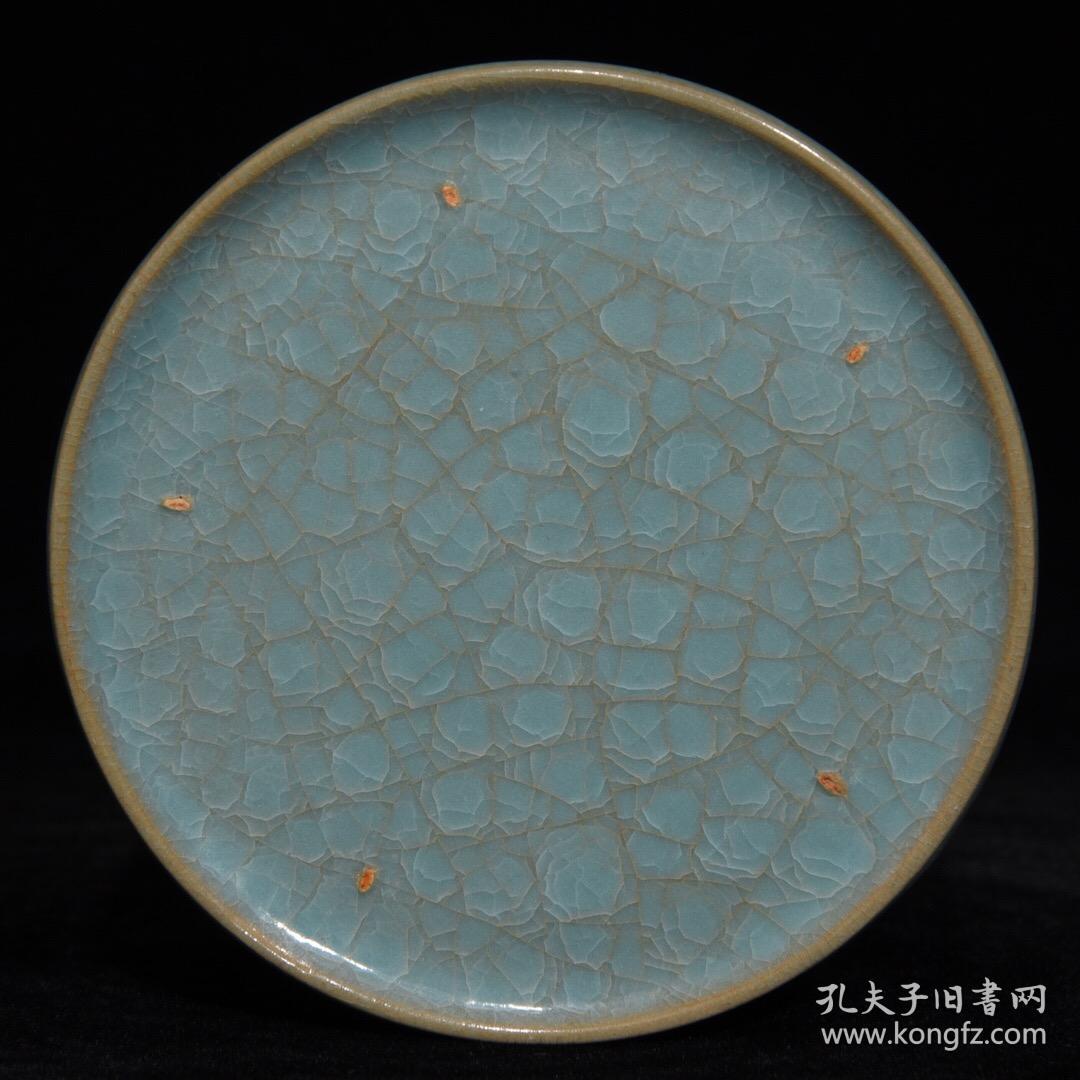 汝窑冰裂纹笔筒