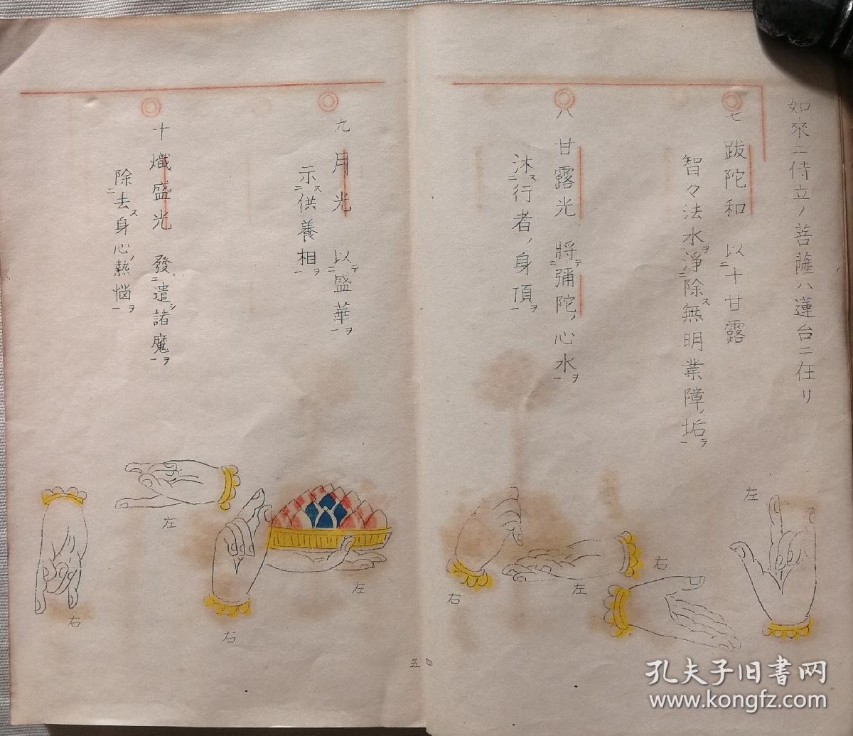 当麻曼荼罗印相当麻曼荼罗印契图东密唐密诸尊手印密宗手印