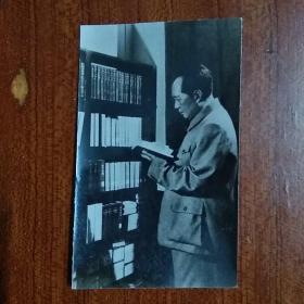 毛主席在江西庐山老照片一枚。