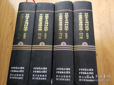 中国彝族 谱牒 选编  四川卷  第1卷--第4卷