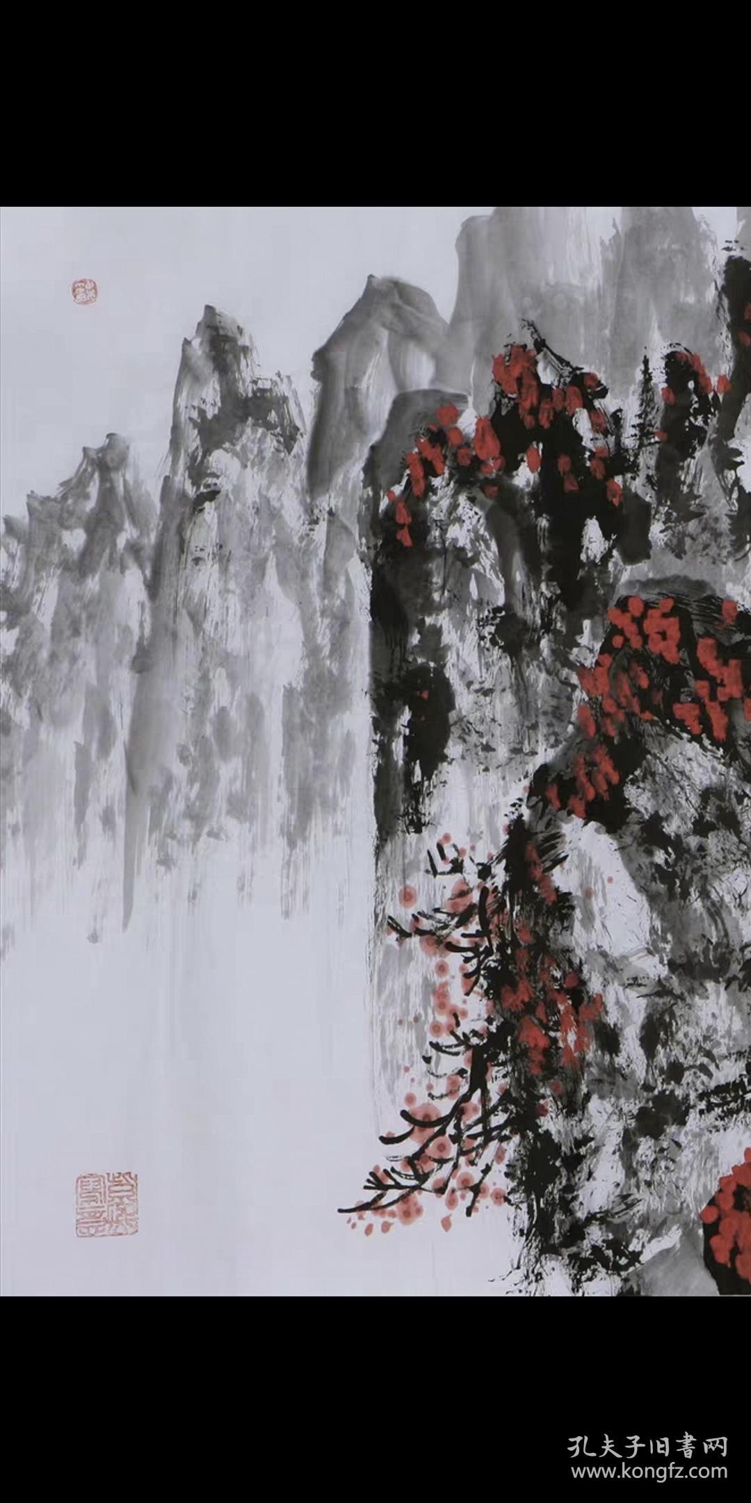 魏紫熙山水名家国画夏景纯手绘