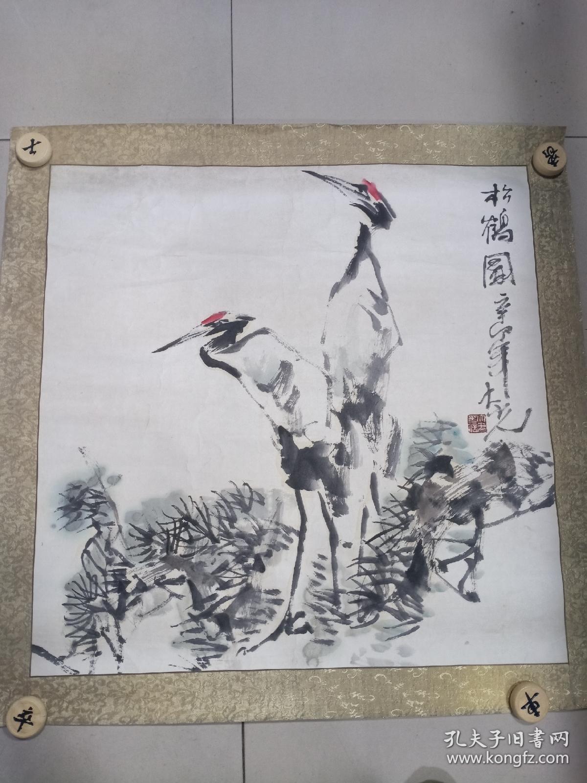 吉林省著名画家 张大光 画作一幅 保真