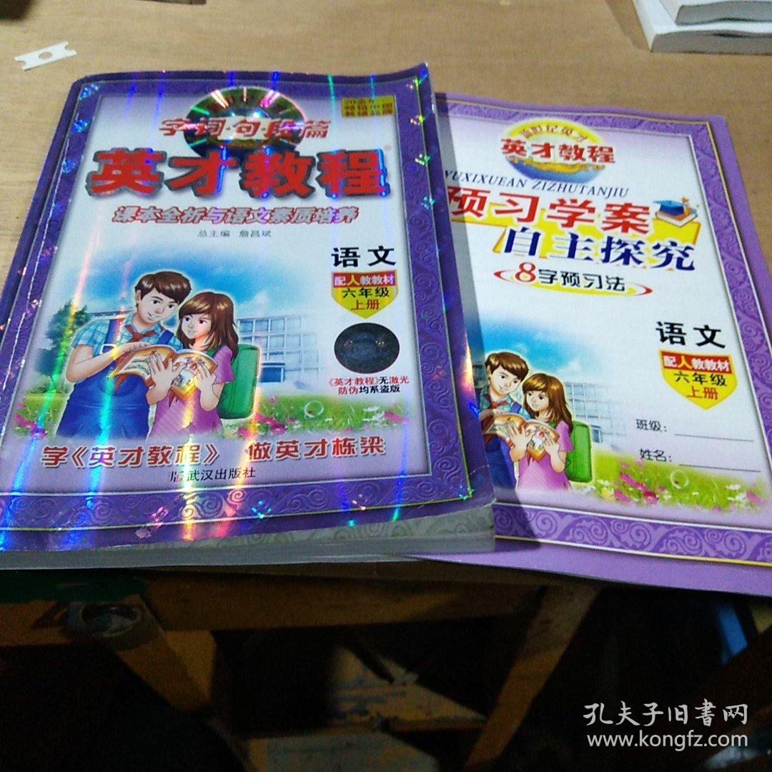 英才教程·课本全析与语文素质培养:语文(六年级上册 配人教教材)