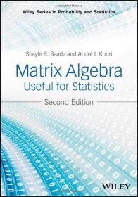 预订 Matrix Algebra Useful for Statistics  英文版 统计学中的矩阵代数