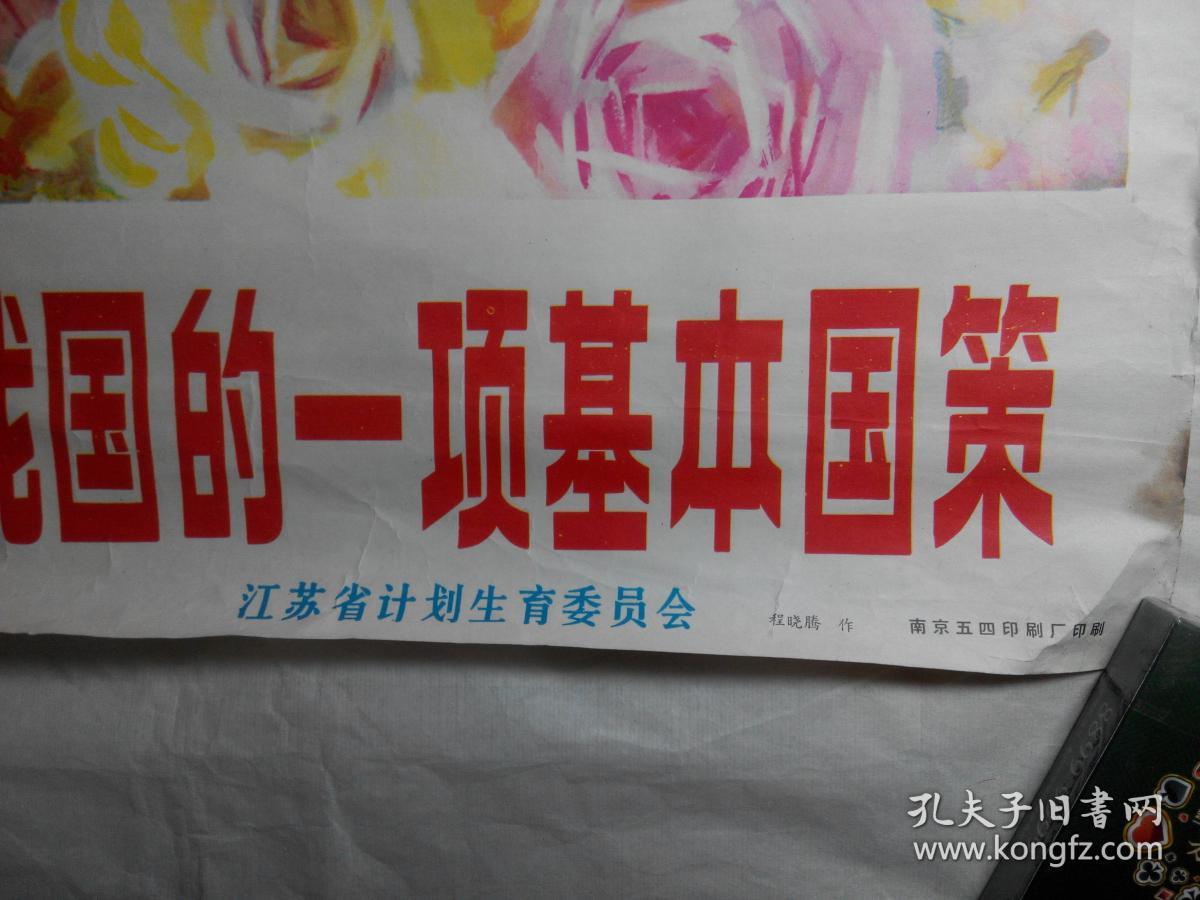 实行计划生育是我国的一项基本国策(程晓腾作)