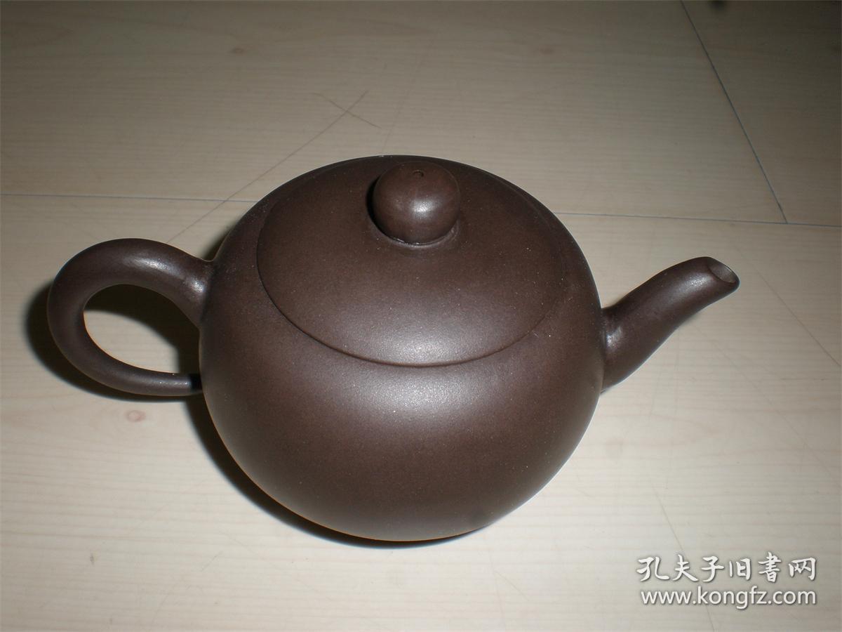 收藏名家老紫砂壶:原矿老黑泥纯手工谈碧云制灯笼壶紫砂壶