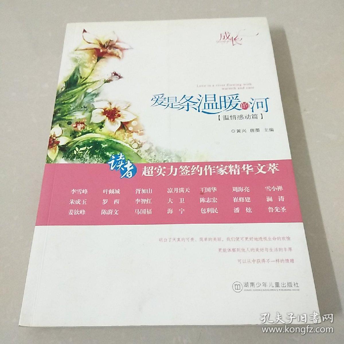 爱是条温暖的河_黄兴,唐墨 主编_孔夫子旧书网