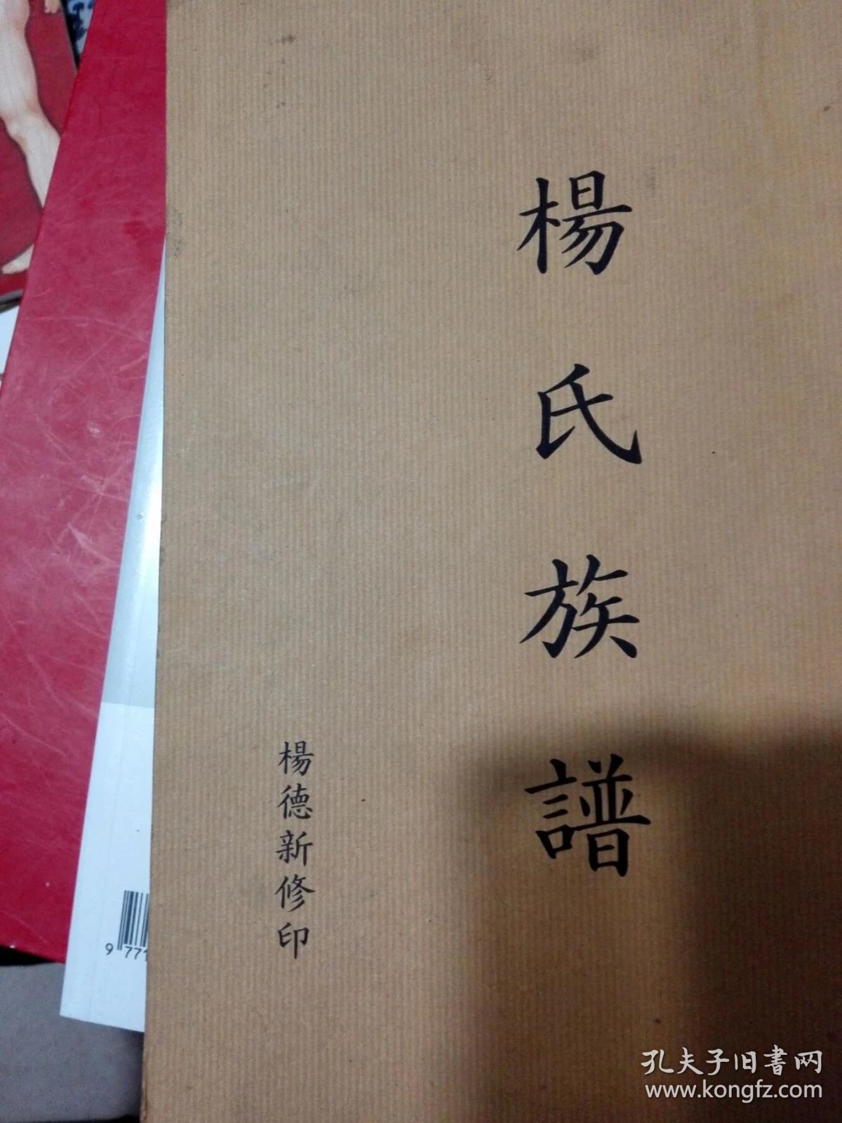 杨氏族谱 附杨氏沿革 河南杞县杨氏