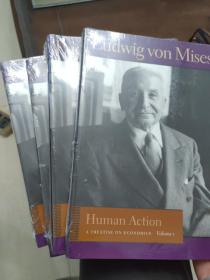human action 人的行为英文版1、2、3、4四本合售路德维希·冯·米塞斯