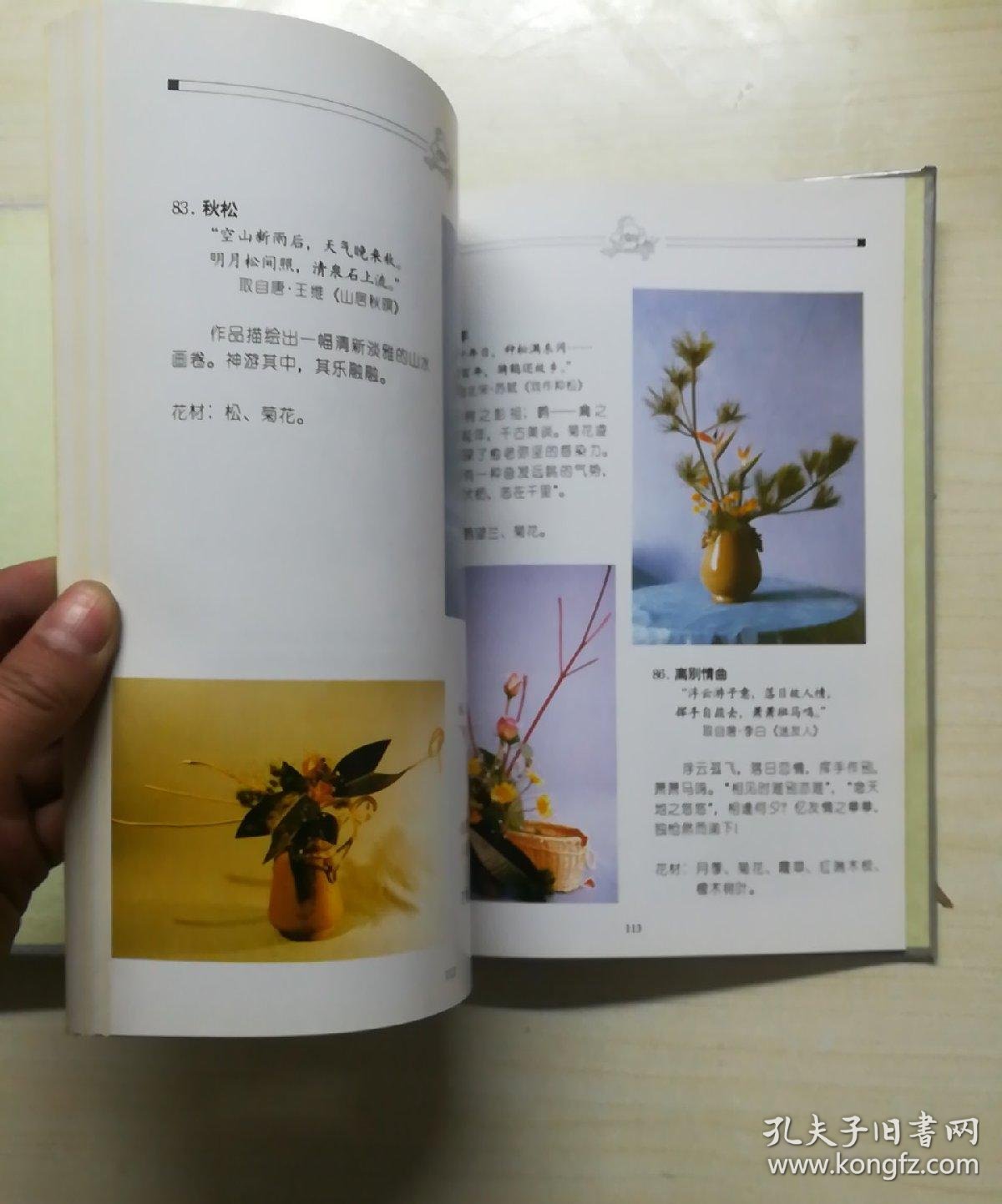 【正版现货】中国插花 清华大学出版社(精装 16开)