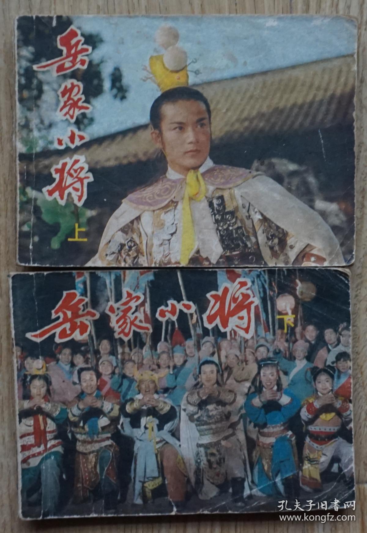 电影连环画 岳家小将(上下册)寻峰张安继魏巍黄俊沈炜张希玲主演1984