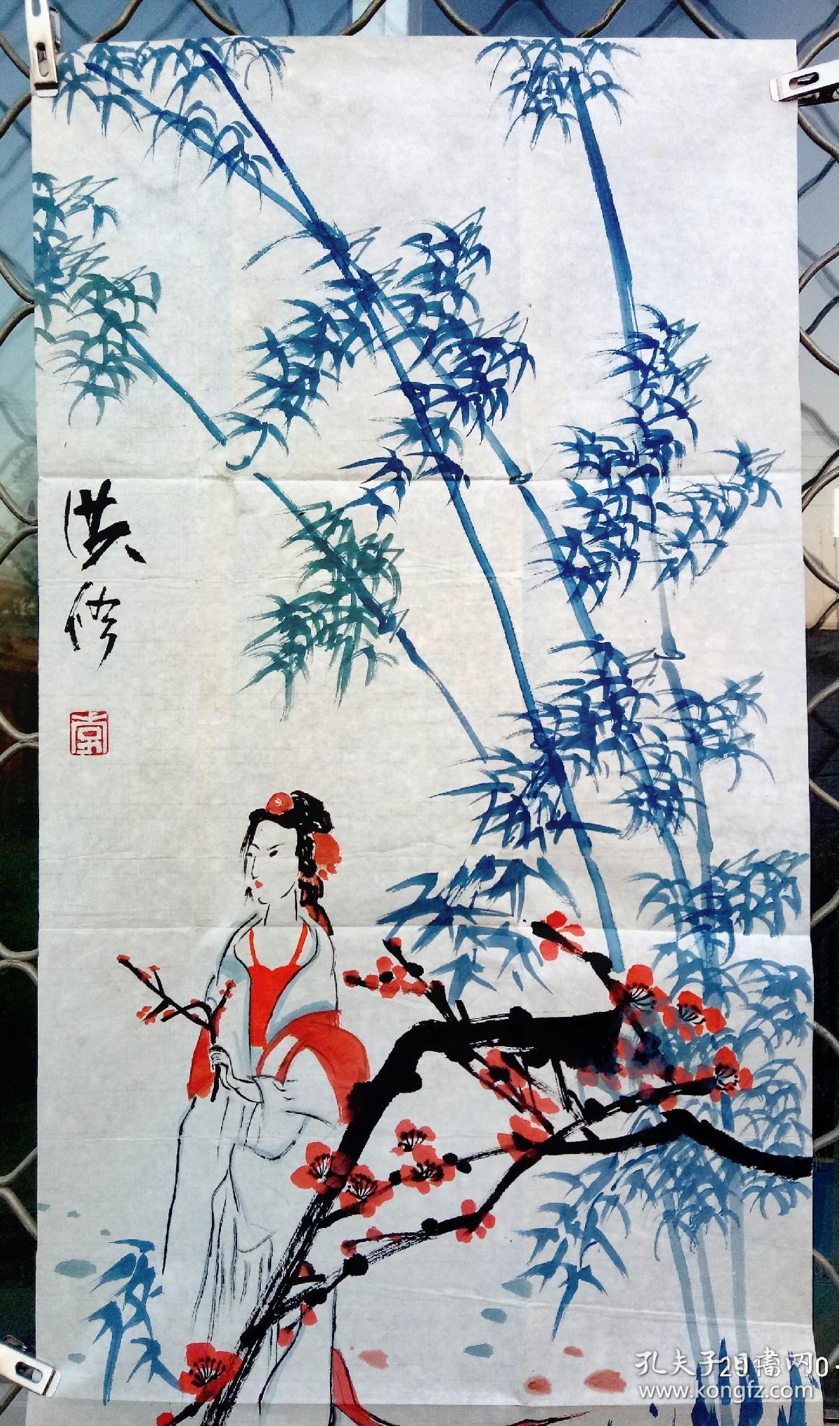 李洪修.竹子美女