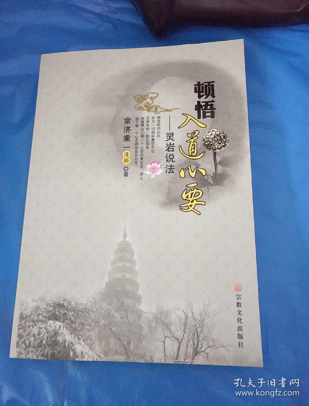 顿悟入道心要:灵岩说法_常济乘一法师 著_孔夫子旧书网