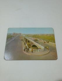 1974年  年历片  南京长江大桥回龙桥