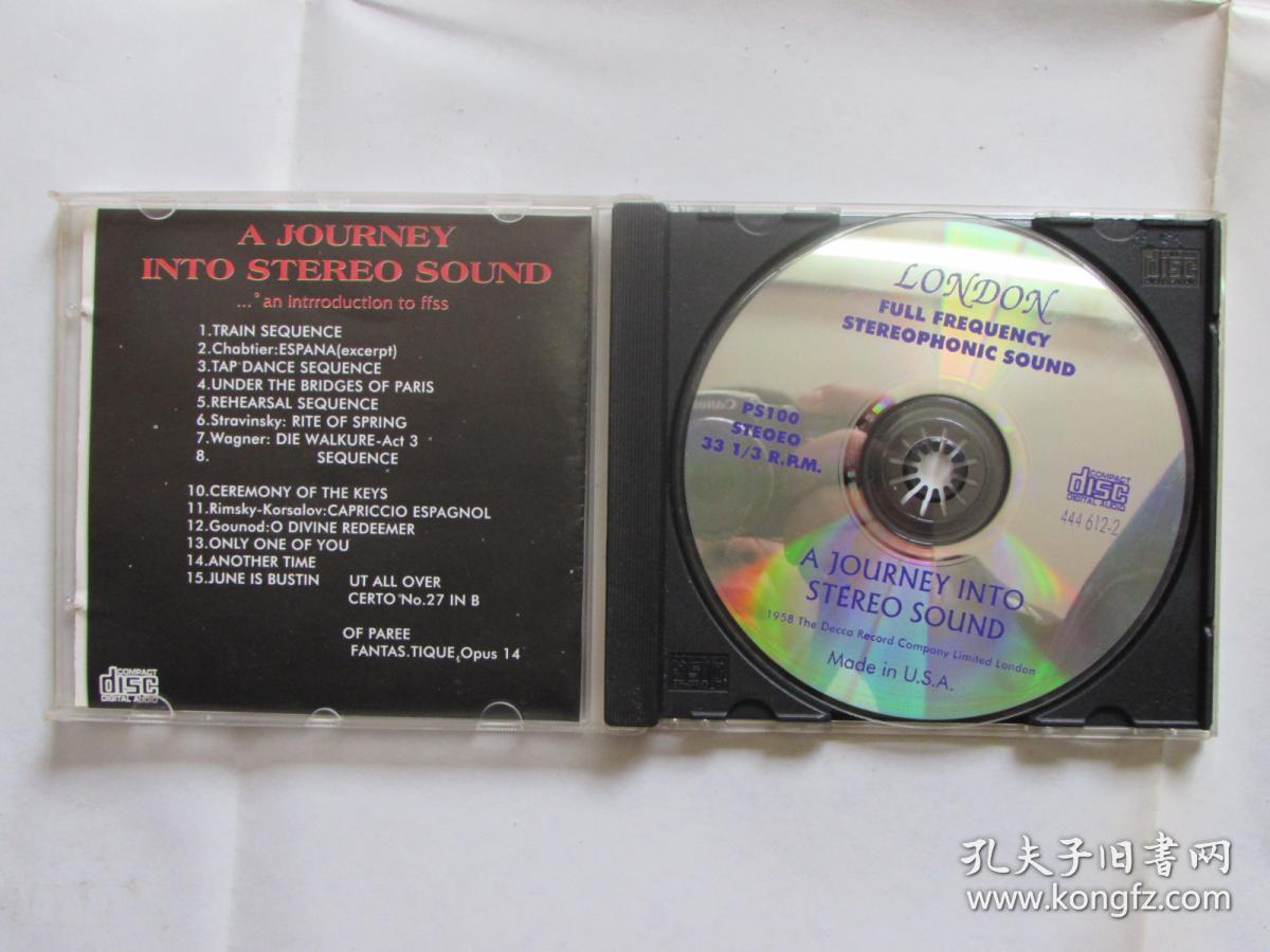 cd光盘:a journey into stereo sound (1碟)