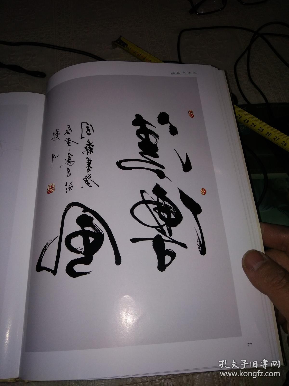 周森书法集:中华左手反书第一人 16开硬精装