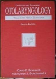 Deweese and Saunders Otolaryngology-Head and Neck Surgery