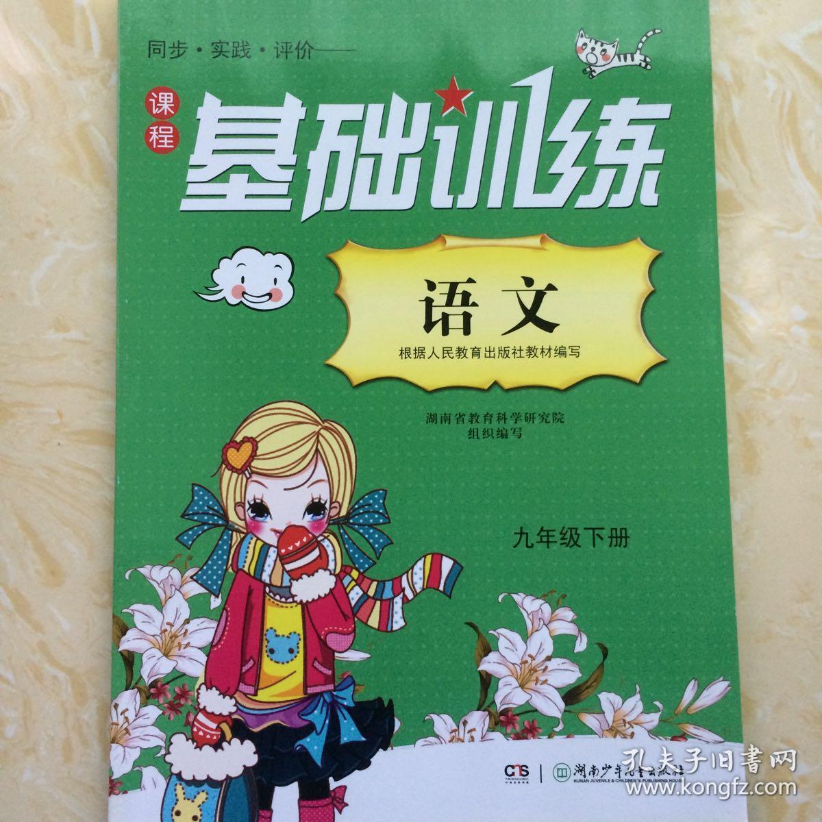 同步实践评价课程基础训练语文九年级下册