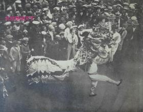 1929年芝加哥华侨新年舞狮