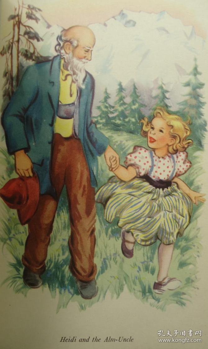 heidi 儿童文学经典《小海蒂》全插图本 大开本精装 增补彩色插图