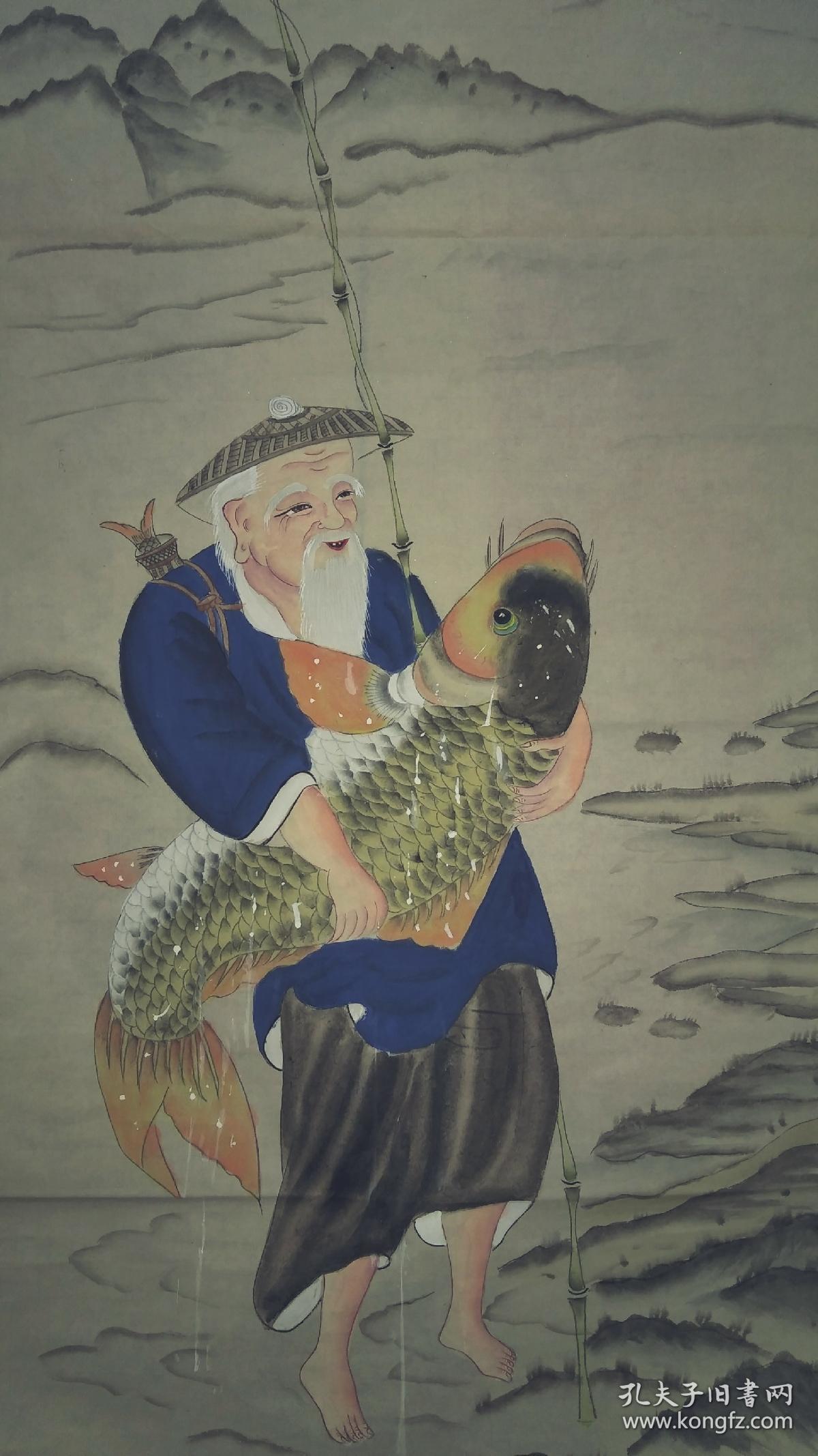 扑灰年画,渔翁得利