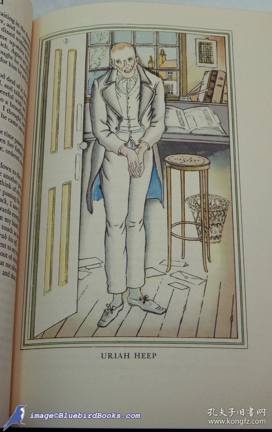 名著狄更斯的大卫科波菲尔johnausten的彩色插图1937年纽约出版