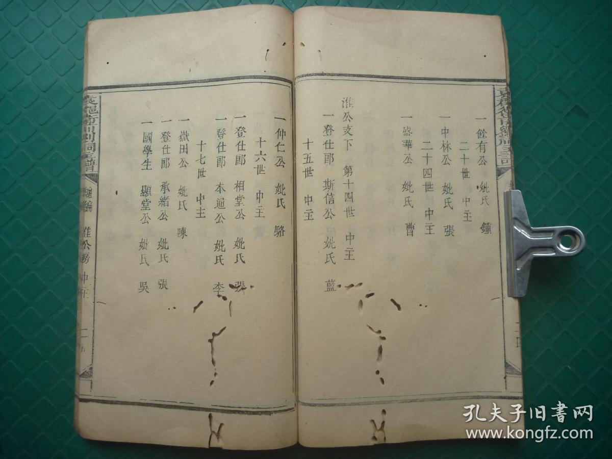 光绪乙酉年重修祠堂册袁郡卫前各公房中主总编柔兆阉茂敬述刘祠主谱