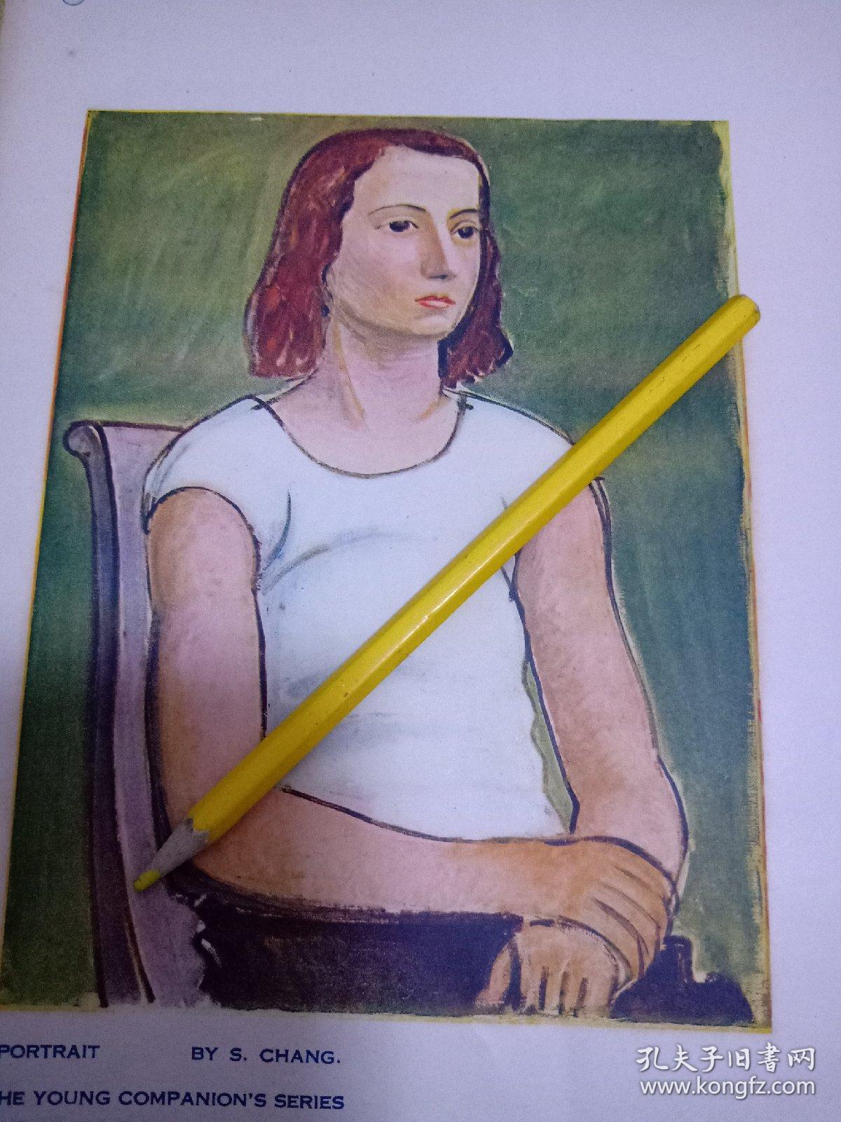 民国时期图片资料画家张弦的画作及其简介