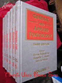 General and Applied Toxicology（6 Volume Set, Third Edition）普通和应用毒理学（全6卷集 第3版 英语原版 精装本）