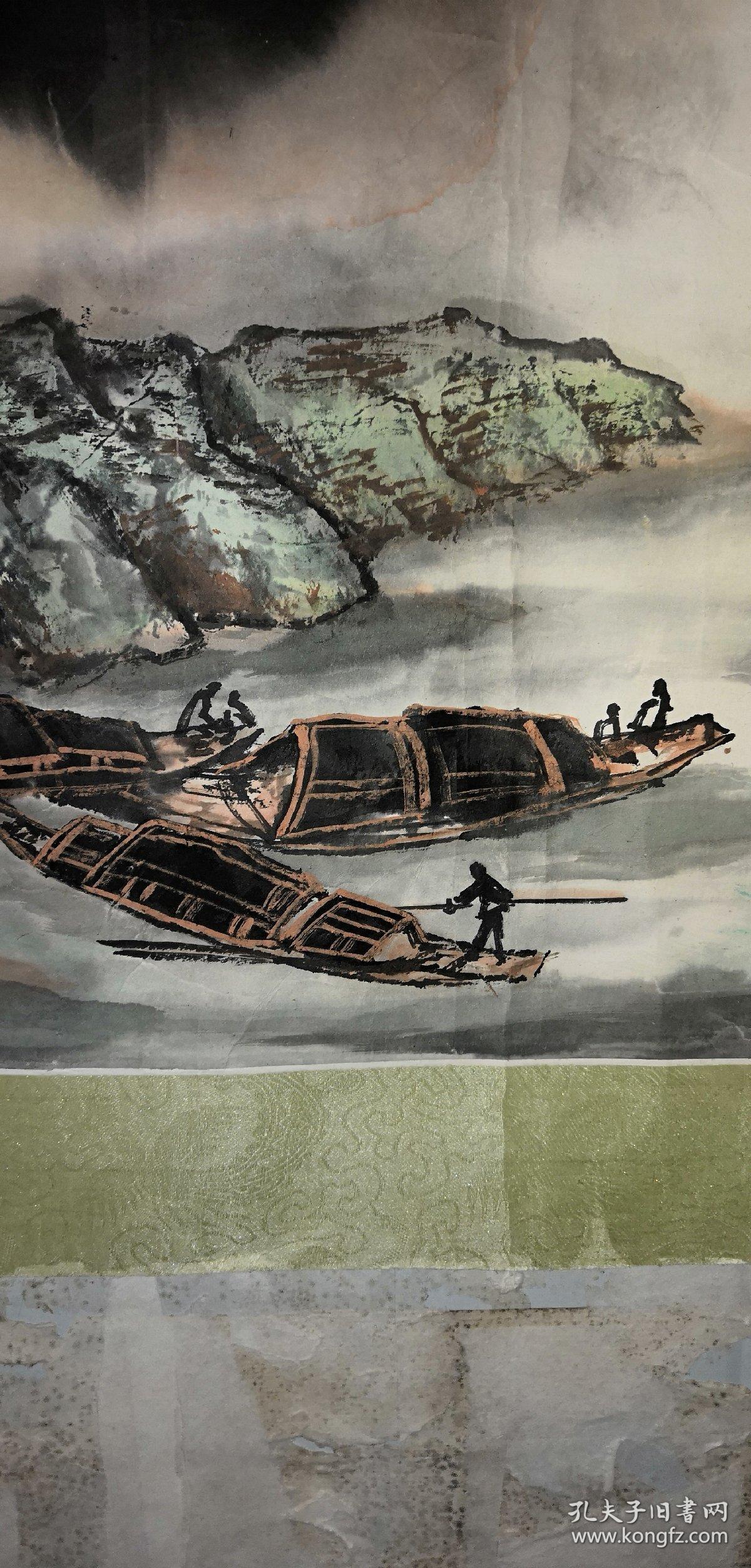 老裱……陕西著名画家(陈君)49*40……山水