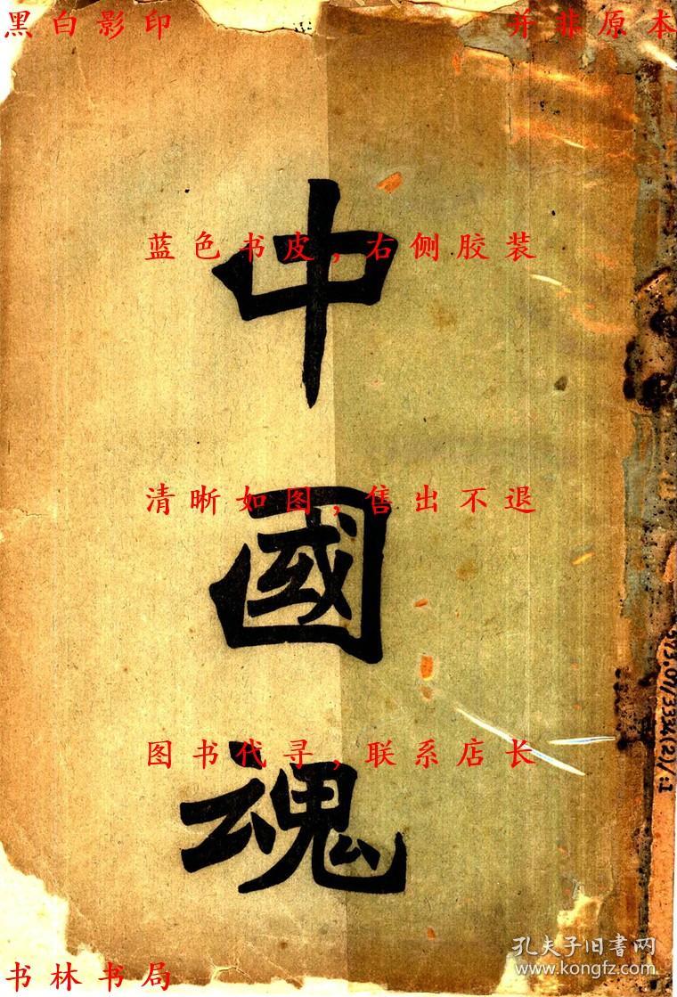 中国魂-饮冰室主人编辑-民国广智书局刊本(复印本)