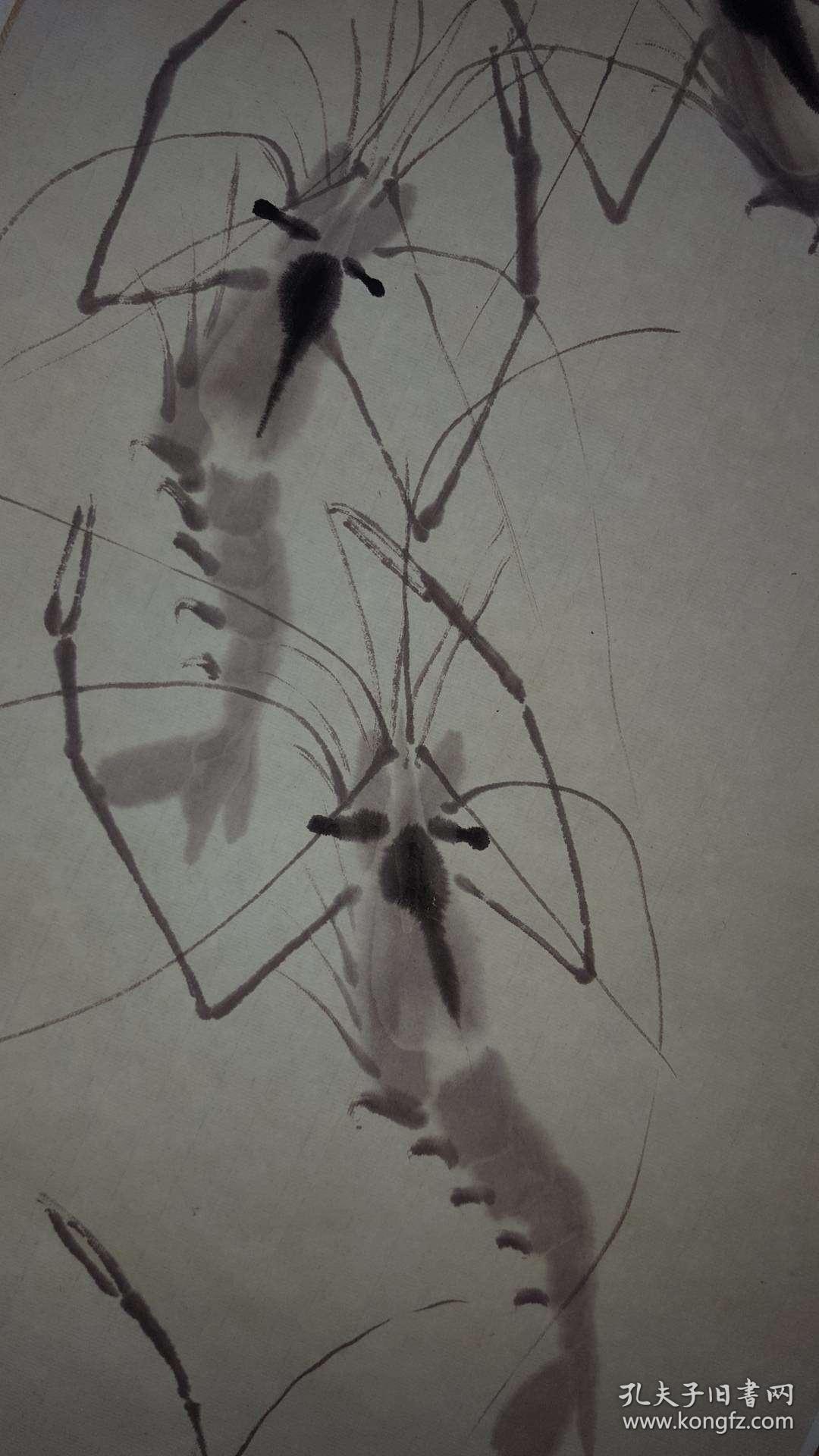 齐白石虾慧娴世媛纸本大小34210567厘米宣纸原色微喷印制定制产品不