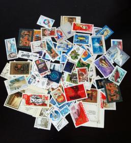外国全新邮票，共100张，不重复
