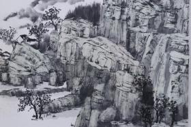 著名画家、河北省美协会员 魏亚楠 水墨画作品《景和畅》一幅（纸本软片，约8平尺；作品由《中国美术市场报》直接得自于艺术家本人） HXTX100341
