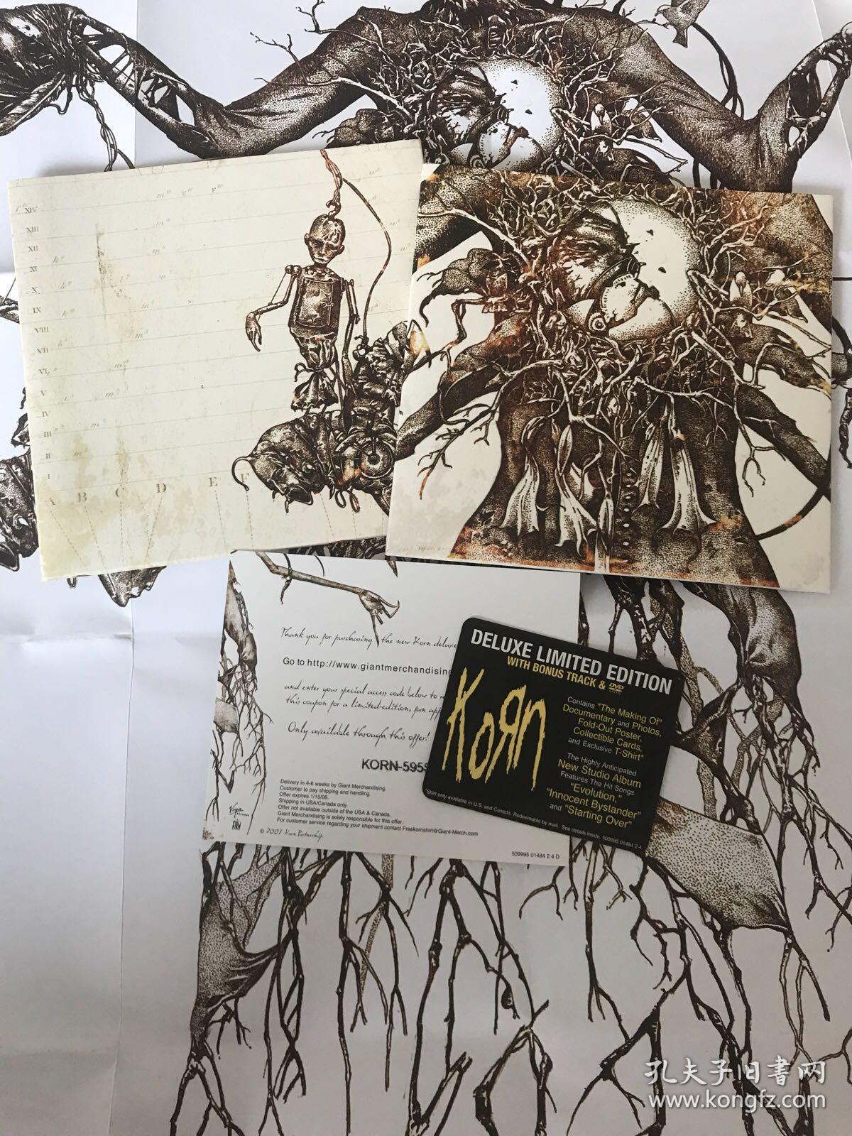 美国 新金属音乐 科恩乐队 korn 限定版专辑 cd dvd