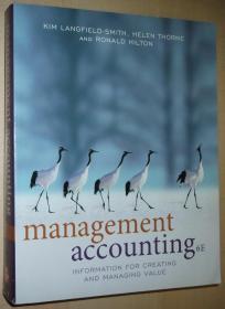 英文原版书 Management Accounting: Information for Creating and Managing Value 6th edition 正版书，彩色印刷