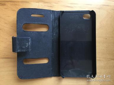 iPhone 4 手機殼 塑料材質    （外層翻蓋皮革）