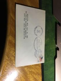 外国信封，1980，美国，老鹰印戳，20190525