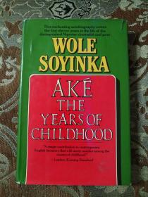 【签名本】1986年诺贝尔文学奖得主，第一位获此殊荣的非洲作家 沃莱·索因卡（1934—）亲笔签名 《艾克的童年时光》（硬精装，1981年初版一印）