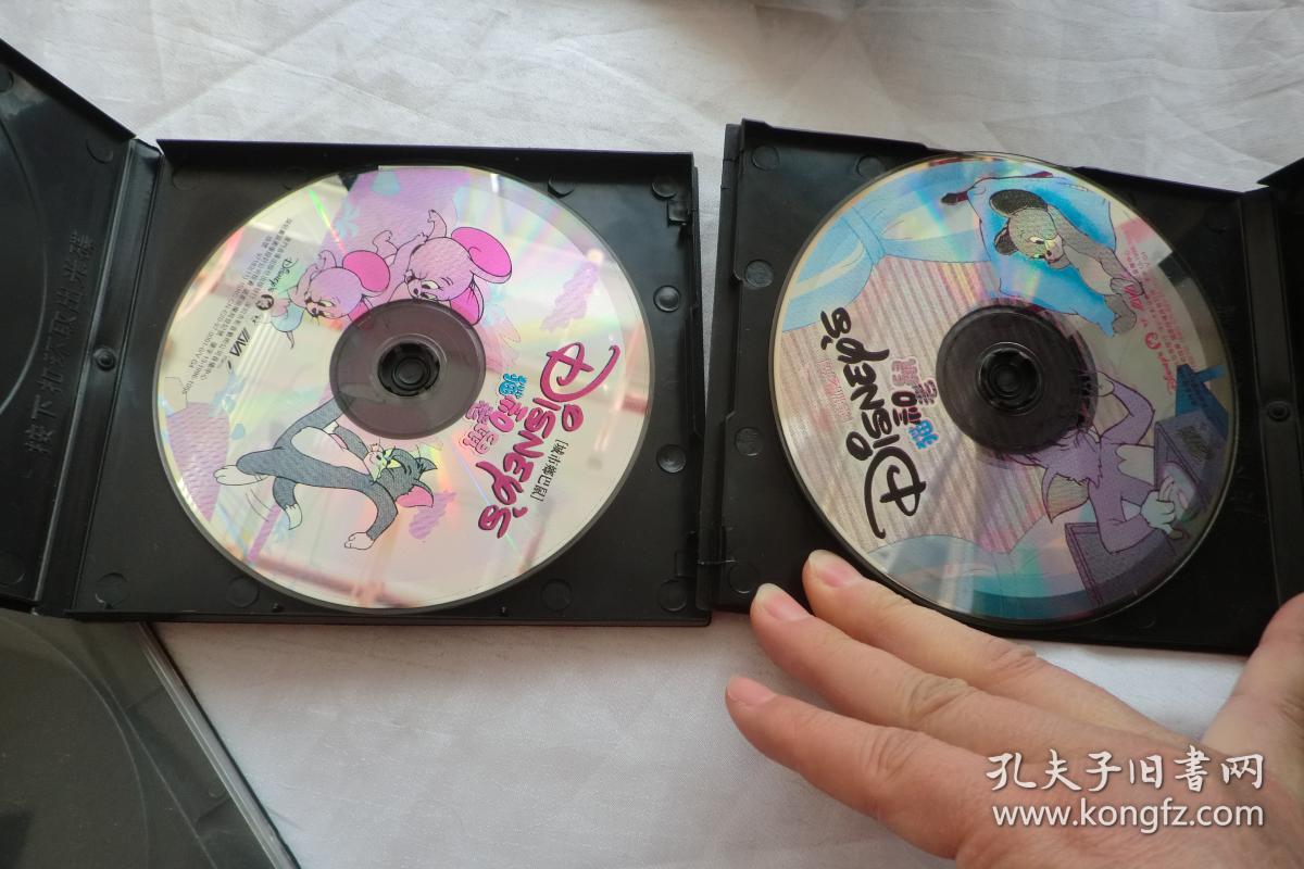 迪士尼卡通经典电影版:猫和老鼠(6张vcd光盘)看描述