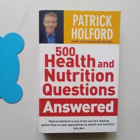 500 TOP HEALTH&NUTRITION QUESTIONS ANSWERED