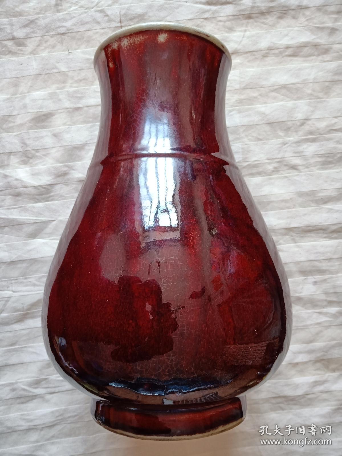 郎窑红尊高31厘米底足直径133厘米郎窑红尊高31厘米底足直径133厘米肚