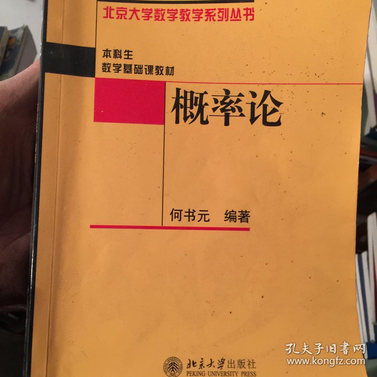 正版 概率论 何书元 北京大学 9787301085271 b5