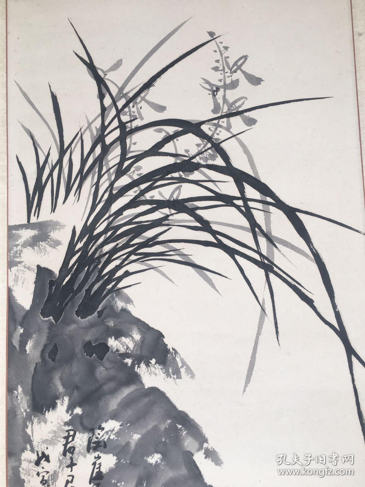 桂林漓江书画研究院副院长李陌石梅兰竹菊四条屏每个尺寸32cmx66cm包