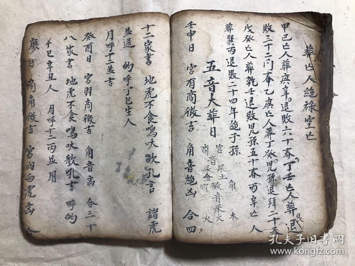 清代宗教符咒手抄本:阴阳总论,佛门道门密旨(送瘟疫时灾吉凶,起迴煞服