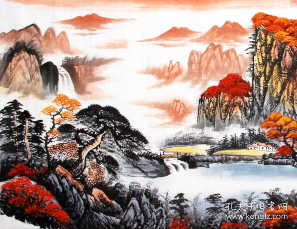 《鸿运当头》中国山水画研究院院长 陈克永作品