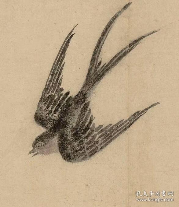 南宋僧法常牧溪水墨写生图纸本大小47395188厘米宣纸原色微喷印制定制